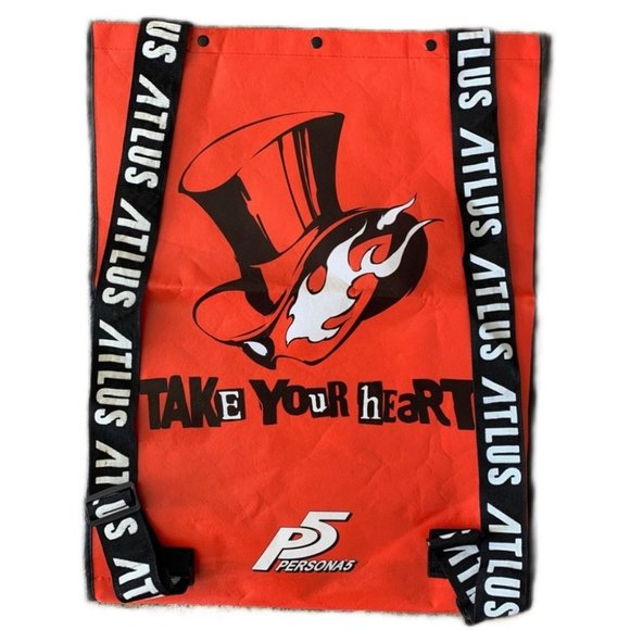 PERSONA 5 Daypack 20th Anniversary Backpack Tote Bag ATLUS Take Your Heart - Picture 2 of 5